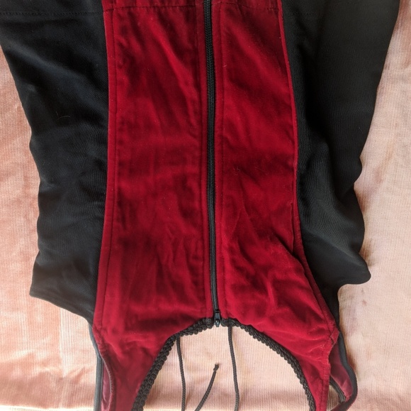 Lace Front Zip Back Morbid Threads Corset Medium - Picture 3 of 3